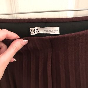 Pleated palazzo pant